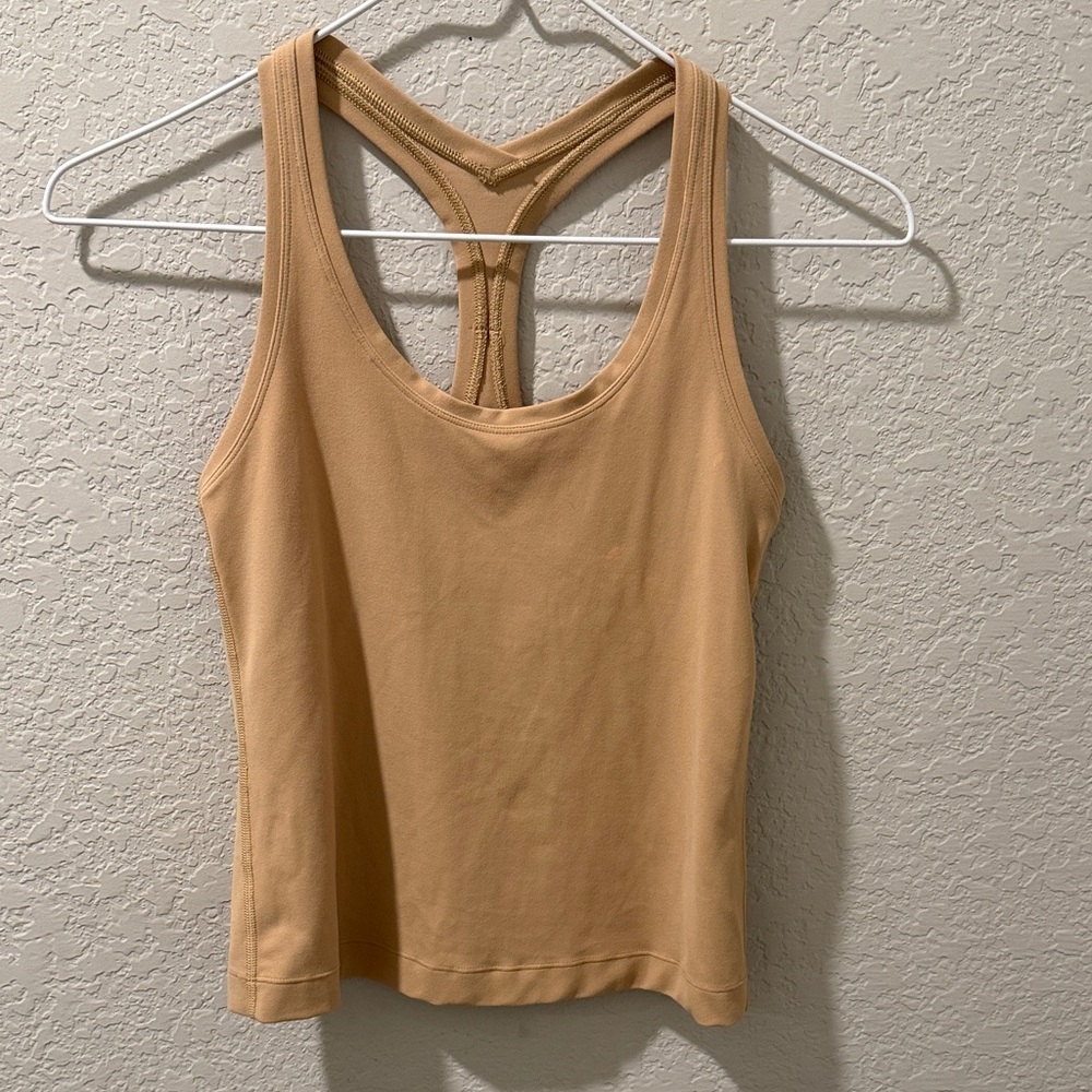 lululemon athletica Beige Tank Top